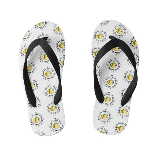 Bumble Bee Teenslippers (Voetbed)