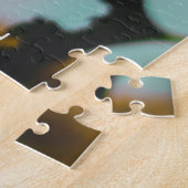 Bumble Bee Tennis Player With Text on Sunflower Legpuzzel (Zijkant)