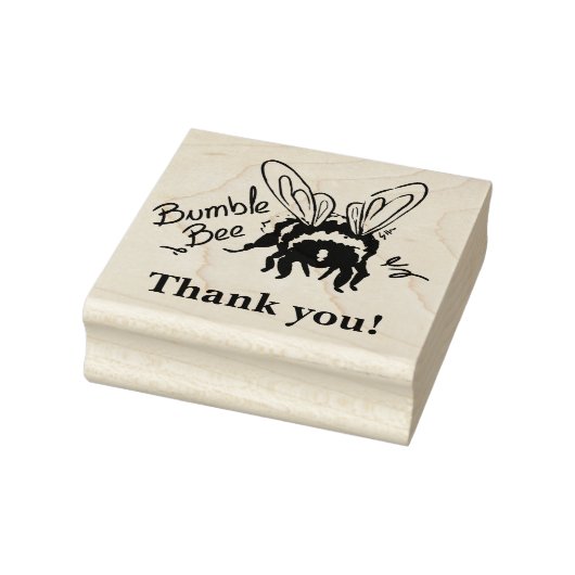 Bumble Bee thank you! Rubberstempel (Stempel)