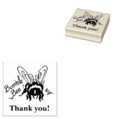 Bumble Bee thank you! Rubberstempel (Gestempeld)