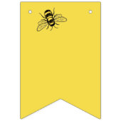 Bumble bee thema baby bijendouche vlaggetjes (Eerste vlag)