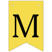 Bumble bee thema baby bijendouche vlaggetjes (Derde vlag)