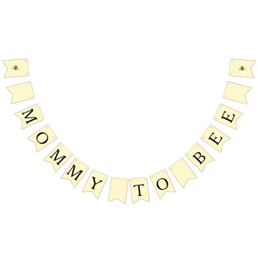 Bumble bee thema baby bijendouche vlaggetjes (Alle)