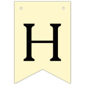 Bumble bee thema baby bijendouche vlaggetjes (Tweede vlag)