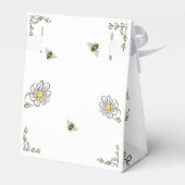 Bumble Bee Theme Baby shower Bedankdoosjes (Achterkant)