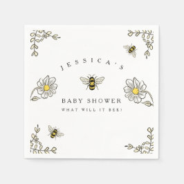 Bumble Bee Theme Baby shower Servet