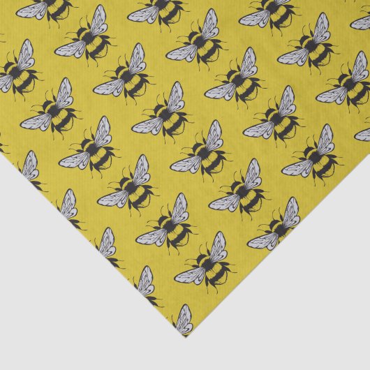 Bumble Bee Tissuepapier (Detail)