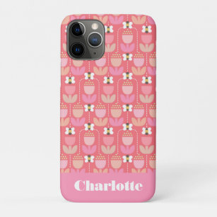 Bumble Bee & Tulips - op maat gemaakt Case-Mate iPhone Case
