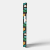 Bumble Bee & Tulpen Roze & Zwarte Monogram Initiaa Case-Mate iPhone Case (Achterkant / Rechts)