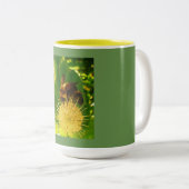 Bumble Bee Tweekleurige Koffiemok (Voorkant rechts)