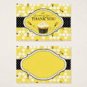 Bumble Bee TY Cadeft Label Visitekaartje (Voorkant /achterkant)