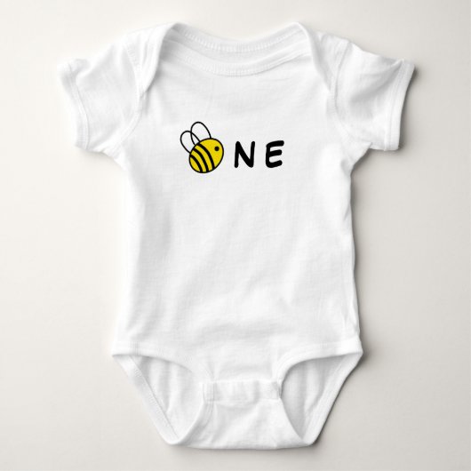 Bumble Bee Verjaardag 1e Romper (Voorkant)