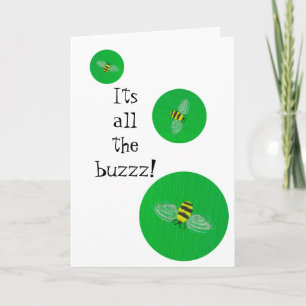 Bumble Bee Verjaardag Kaart