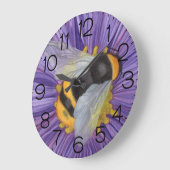 Bumble Bee Wall Clock Honey Bee Aster Grote Klok (Hoek)