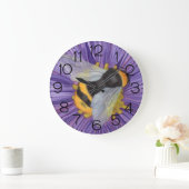 Bumble Bee Wall Clock Honey Bee Aster Grote Klok (Huis)