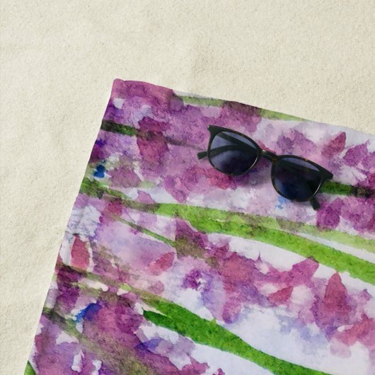 Bumble Bee Waterverf Strandlaken (In situ)