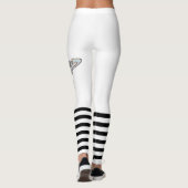 Bumble Bee white Leggings (Achterkant)