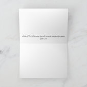 Bumble Bee Wildflower Scripture Kaart John 1:16 (Binnen)