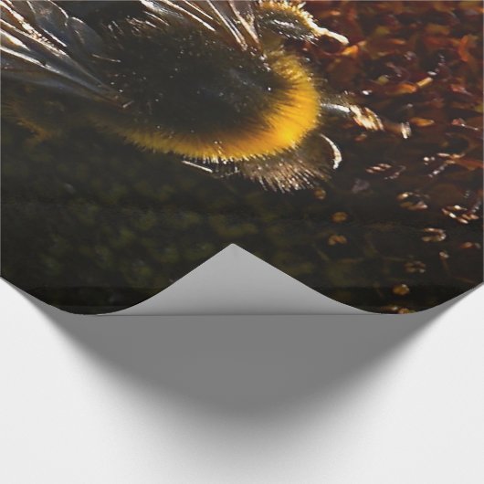 Bumble Bee Wrapping Paper Cadeaupapier (Hoek)