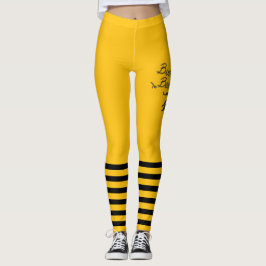 Bumble Bee yellow  Leggings