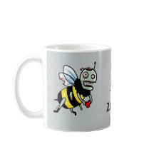 Bumble Bee zombie grappige cartoon mok