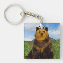 Bumble Beer op het gebied van paardenbloem Sleutelhanger