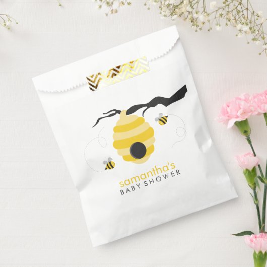 Bumble Bees Baby shower Bedankzakje (Gezegeld)