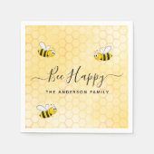 Bumble bees brouwen vrolijke zomerse leuke humor n servet (Voorkant)