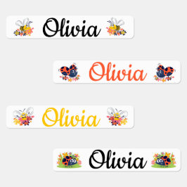 Bumble Bee's en Lady Bug's Labels