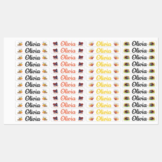 Bumble Bee's en Lady Bug's Labels (Vel)