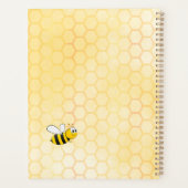Bumble bees gele honingraat tuin achtertuin 2024 planner (Achterkant)