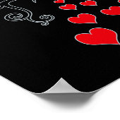 Bumble Bees & Hearts Art Posters (Hoek)