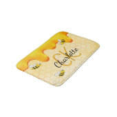 Bumble bees honingraat honingraat druppelmonogram badmat (Gekanteld)