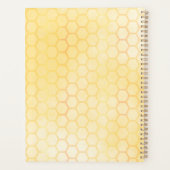 Bumble bees yellow honeycomb garden backyard 2022 planner (Achterkant)