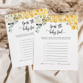 Bumble beest de baby-voedselkaart