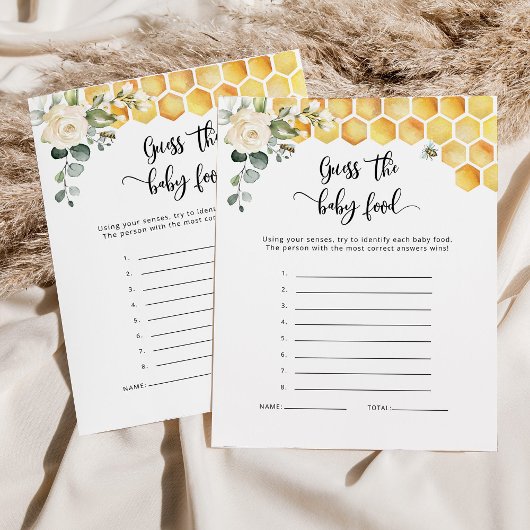 Bumble beest de baby-voedselkaart