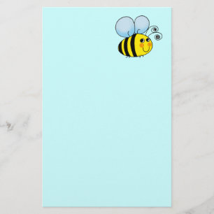 Bumble bei briefpapier