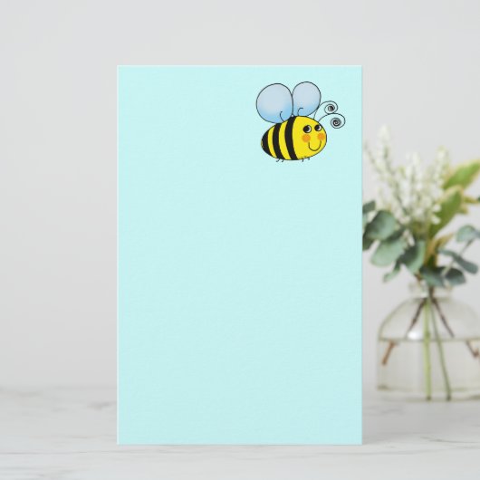 Bumble bei briefpapier (Staand voorkant)