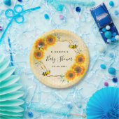 Bumble bei honeycomb baby shower papieren bordje (Feest)
