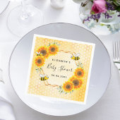 Bumble bei honeycomb baby shower servet