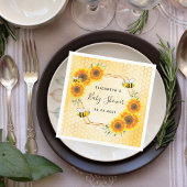 Bumble bei honeycomb baby shower servet