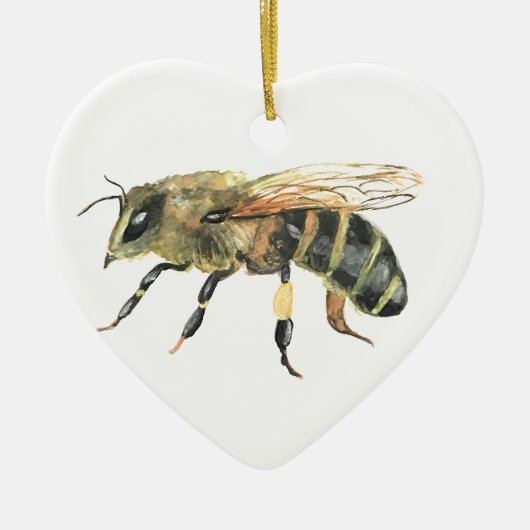 Bumble bei keramisch ornament (Voorkant)