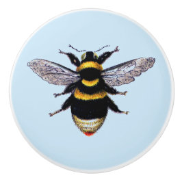 Bumble bei keramische knop