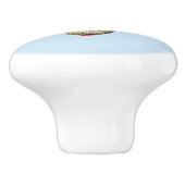 Bumble bei keramische knop (Zijkant)