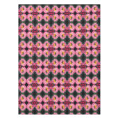 Bumble bei on roze Daisy Flower Abstract Tafelkleed (Voorkant)