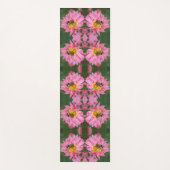 Bumble bei on roze Daisy Flower Abstract Yogamat (Voorkant)
