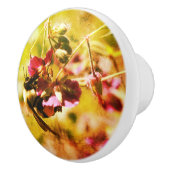 Bumble bei on roze ventilator Abstract verhit Keramische Knop (Rechts)