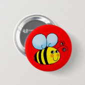 Bumble bei ronde button 5,7 cm (Voorkant /achterkant)