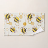 Bumble bijen en Honeycomb Bad Handdoek (Handdoek)
