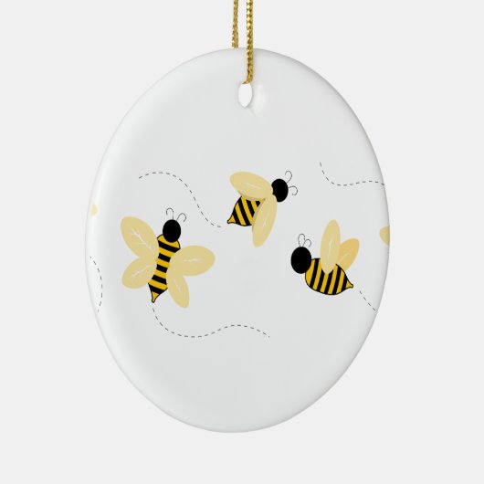 Bumble bijen keramisch ornament (Rechts)